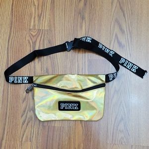 💛🌟VS PINK Metallic Crossbody Fanny Pack
